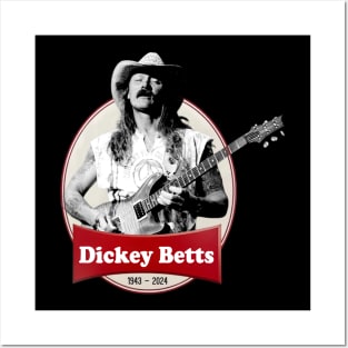 Retro Dickey betts 1943 - 2024 Posters and Art